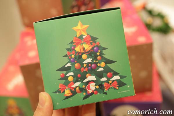 【クリスマス限定】サンタさんのロシアケーキボックス　ホワイエ楽天市場店
