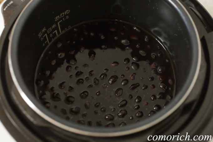 クッキングプロで黒豆を煮てみた！水に浸ける必要なしですぐできます